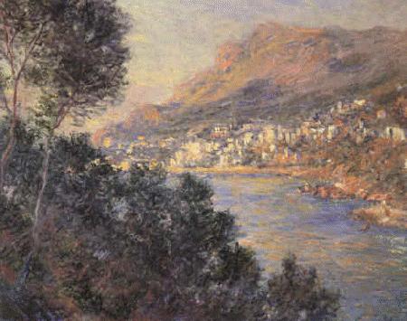 Claude Monet Monte Carlo seen from Roquebrune Sweden oil painting art